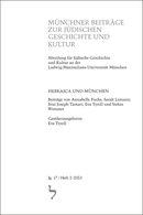 Münchner Beiträge zur jüdischen Geschichte und Kultur